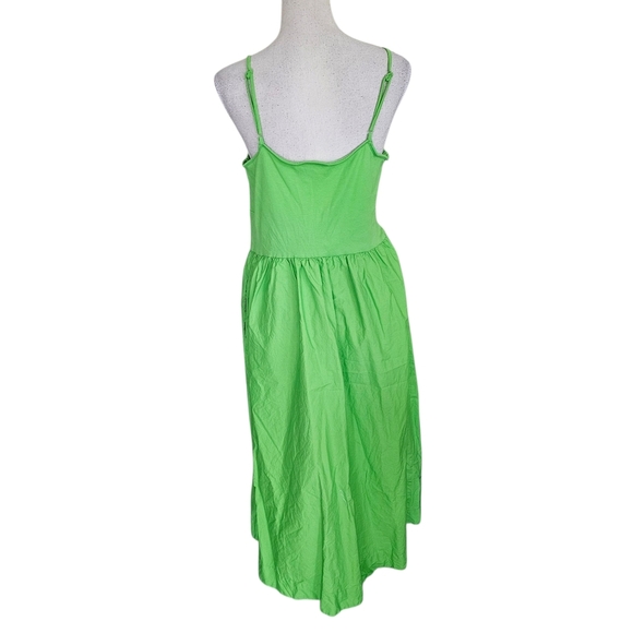 A New Day Bright Green Midi Dress - Picture 4 of 9